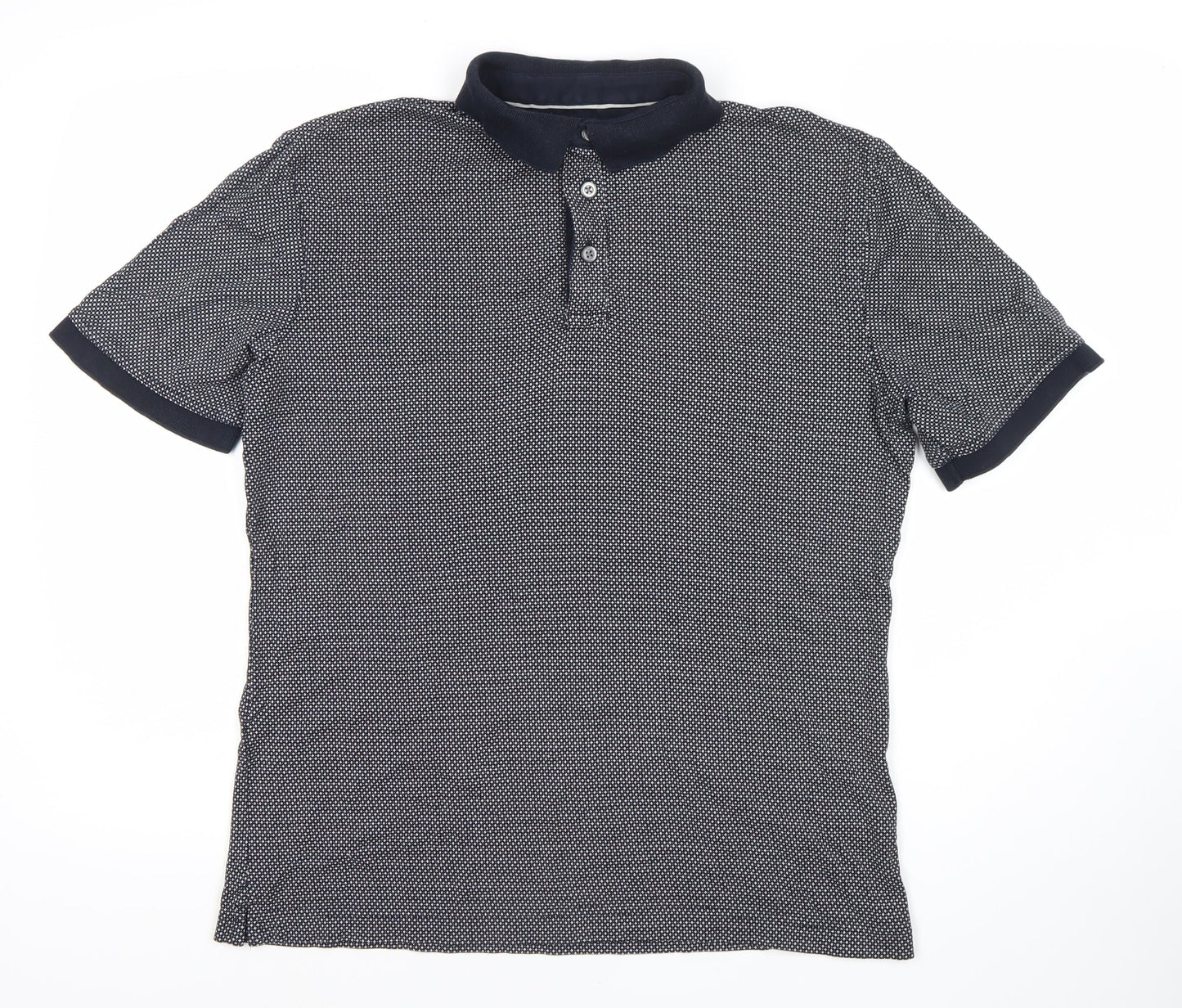 Paul Costelloe Men's Blue M Polo Shirt Short Sleeve