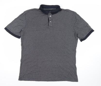 Paul Costelloe Men's Blue M Polo Shirt Short Sleeve