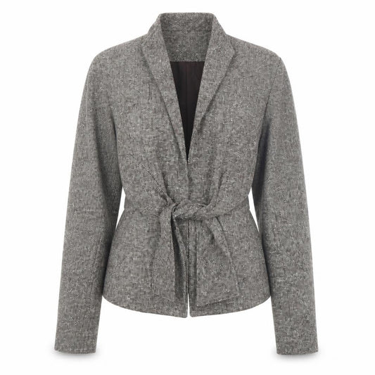 Womens UK Size 2 Anne Klein Grey Basic Jacket