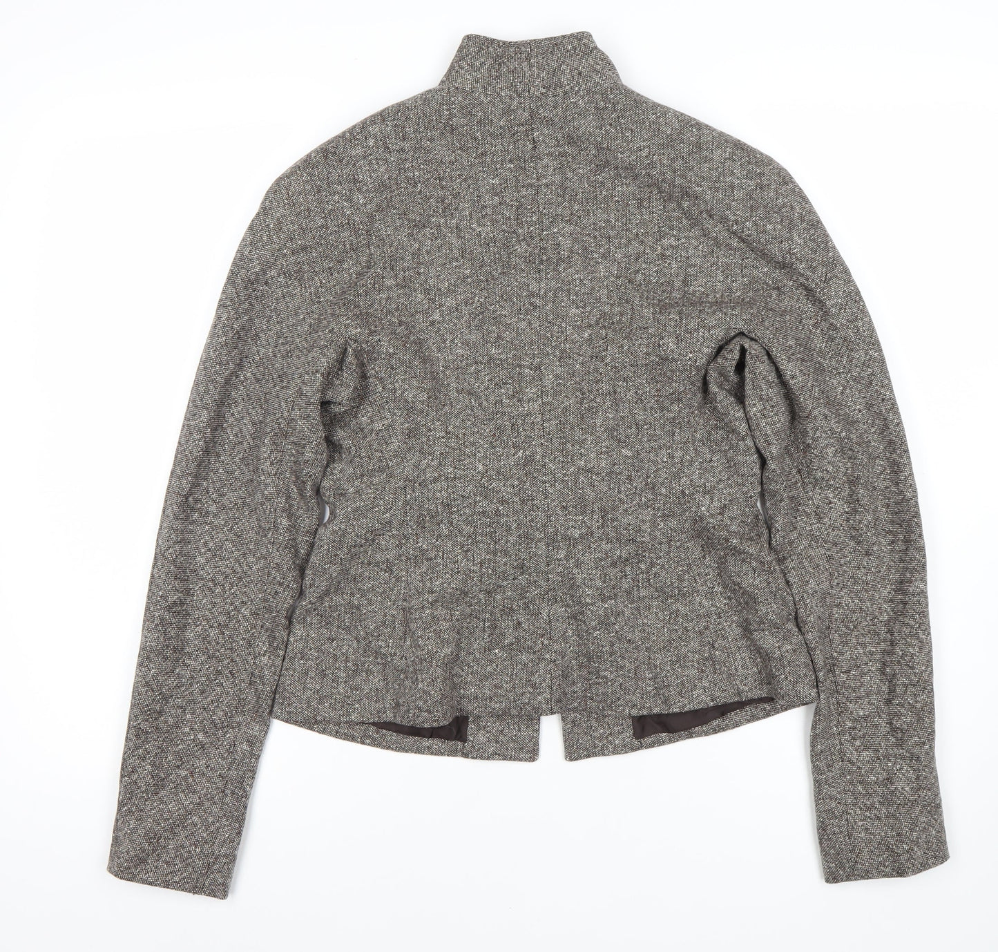 Womens UK Size 2 Anne Klein Grey Basic Jacket