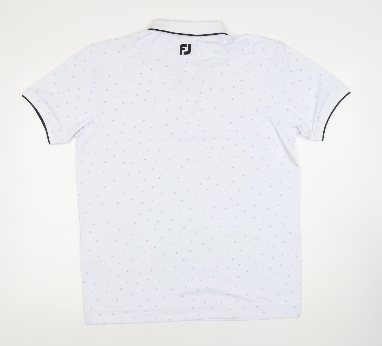 FJ Men's White Athletic Polo Shirt