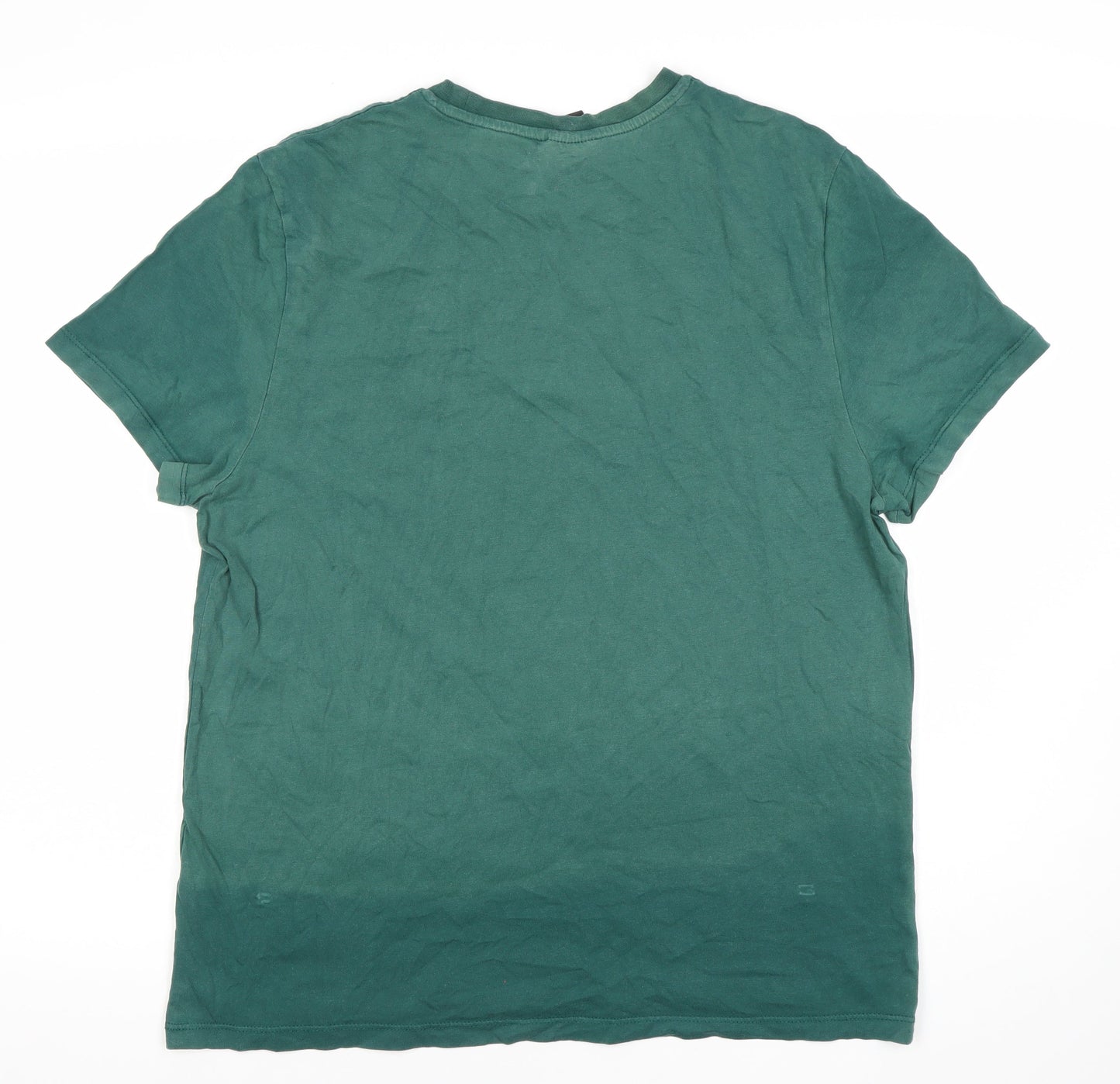 Mens UK Size S Disney Green  T-Shirt