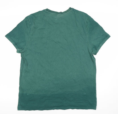 Mens UK Size S Disney Green  T-Shirt