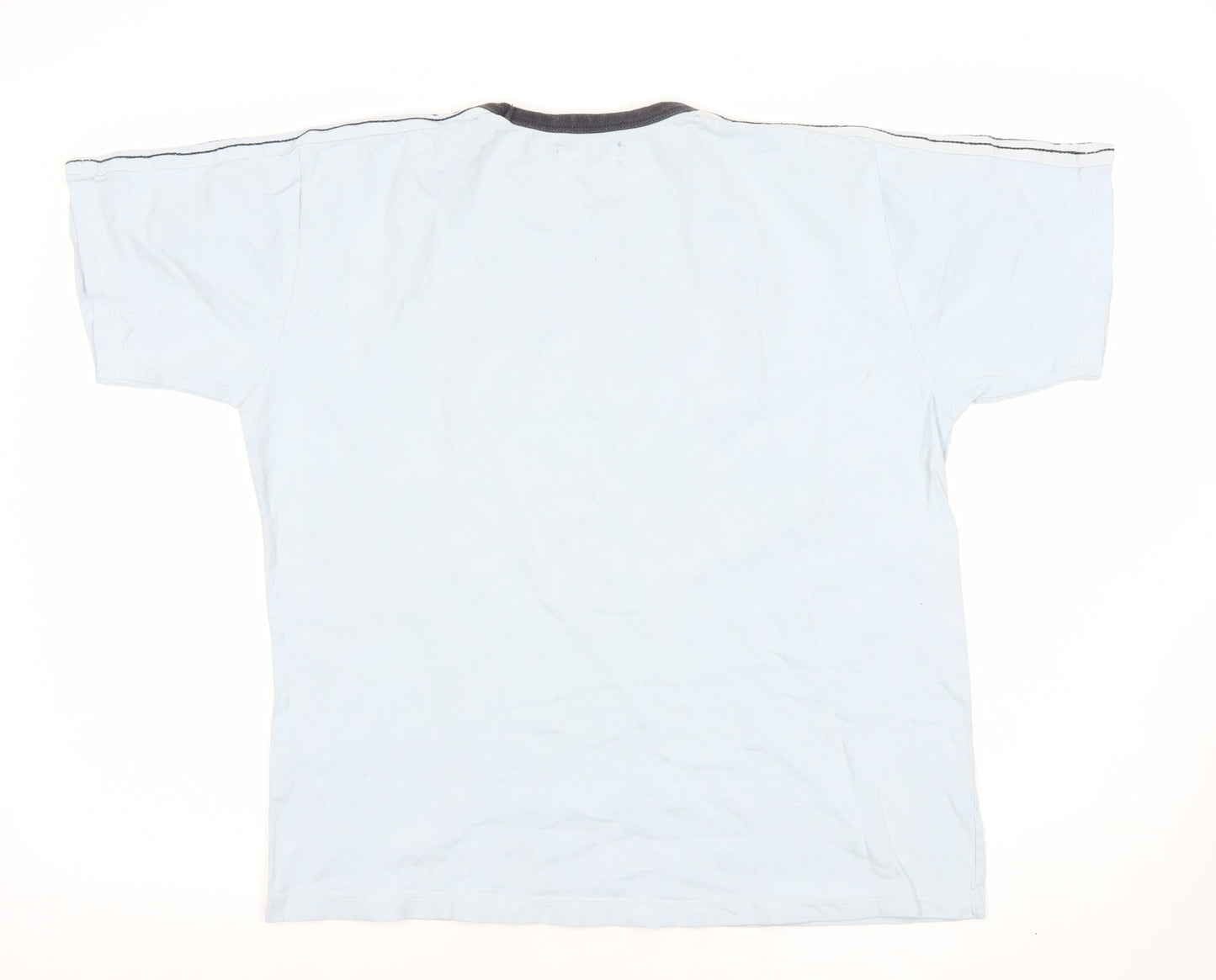 PETROLEUM Men's Blue Crew Neck T-Shirt, M