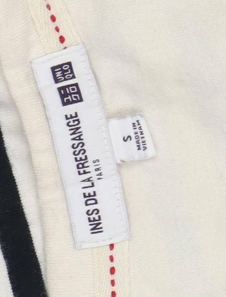 INES DE LA FRESSANGE Women's T-Shirt Dress, S, Striped