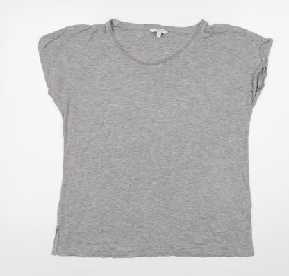 Womens UK Size 12 NEXT Grey Basic T-Shirt