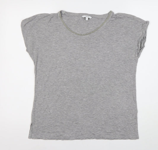 Womens UK Size 12 NEXT Grey Basic T-Shirt