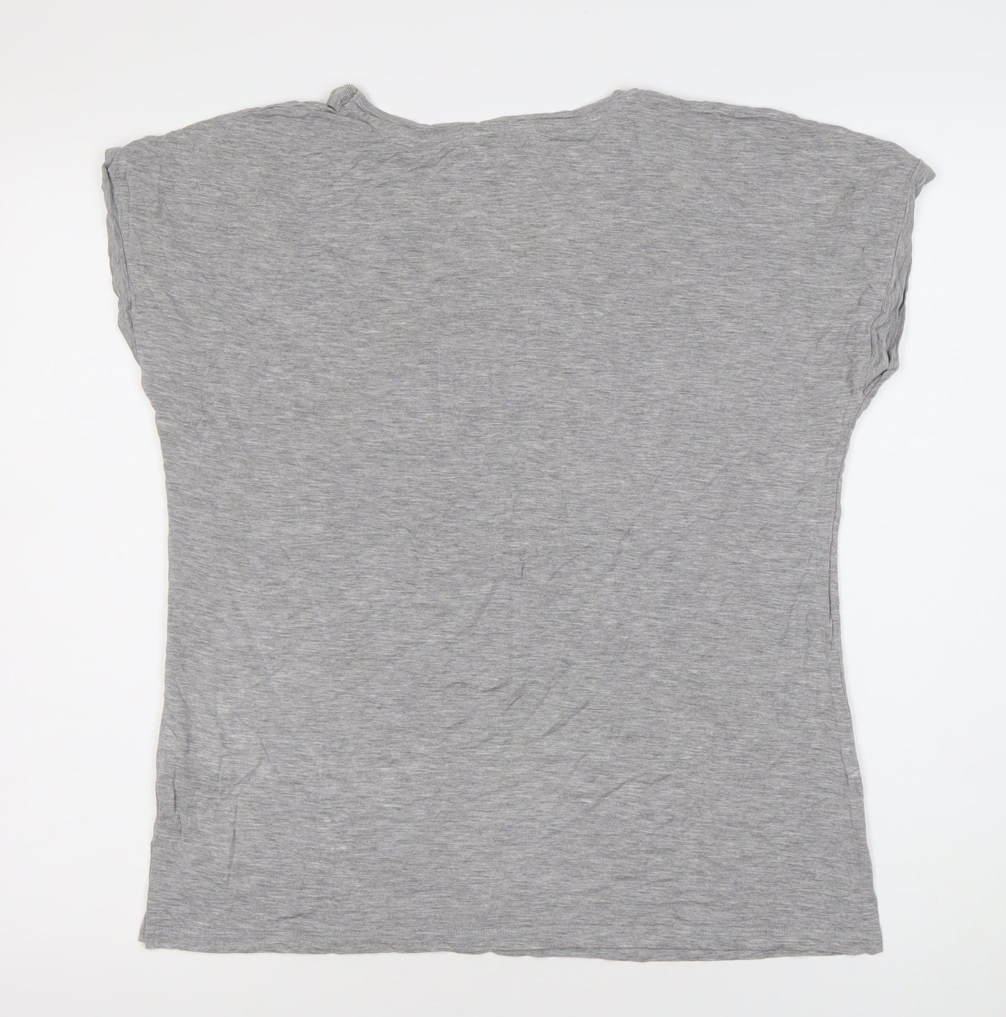 Womens UK Size 12 NEXT Grey Basic T-Shirt