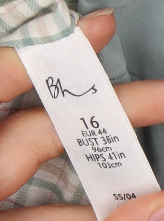 Womens UK Size 16 BHS Blue Basic Jacket