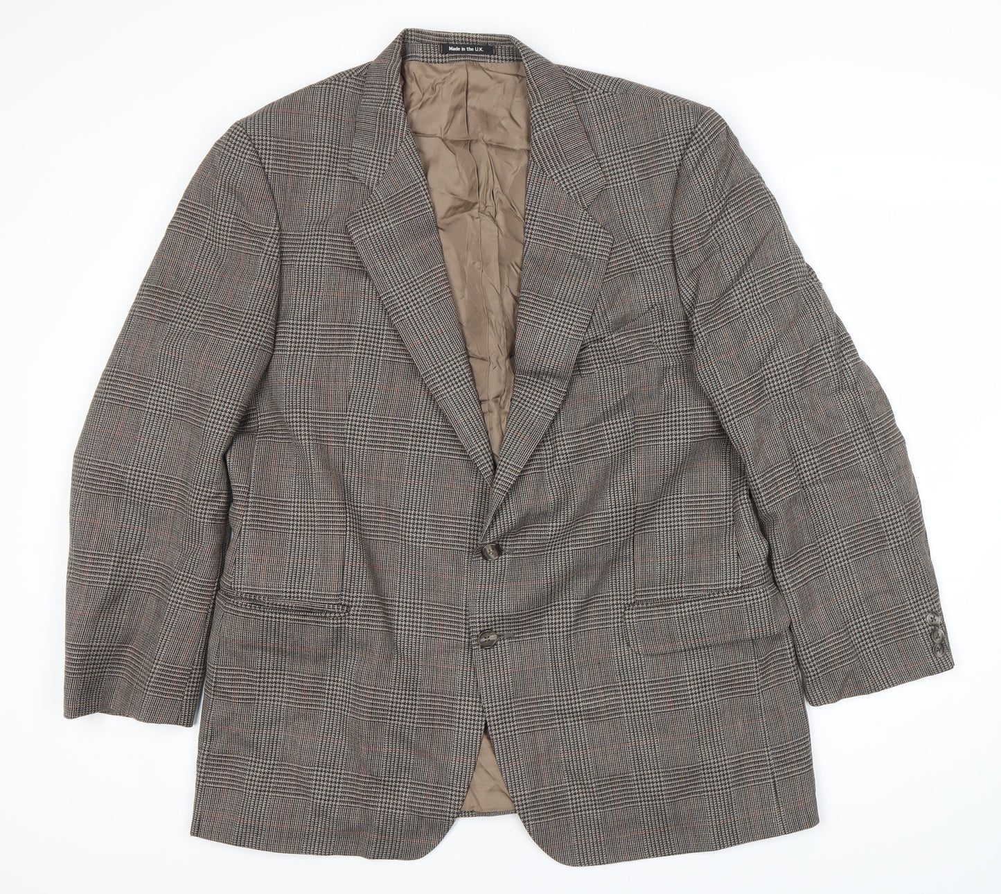 Mens UK Size 44 St Michael Regular Brown Suit Jacket