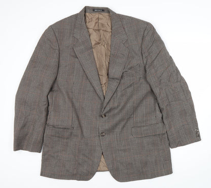 Mens UK Size 44 St Michael Regular Brown Suit Jacket