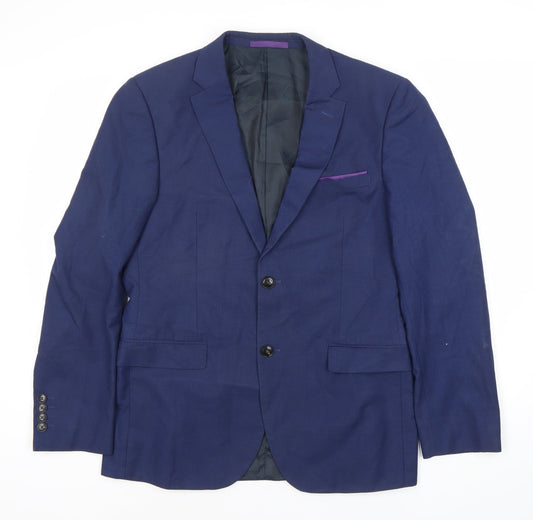 Mens UK Size 40 Original Penguin Regular Blue Suit Jacket