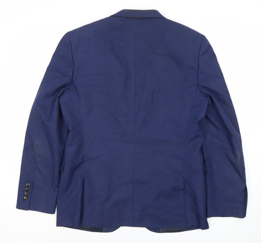 Mens UK Size 40 Original Penguin Regular Blue Suit Jacket