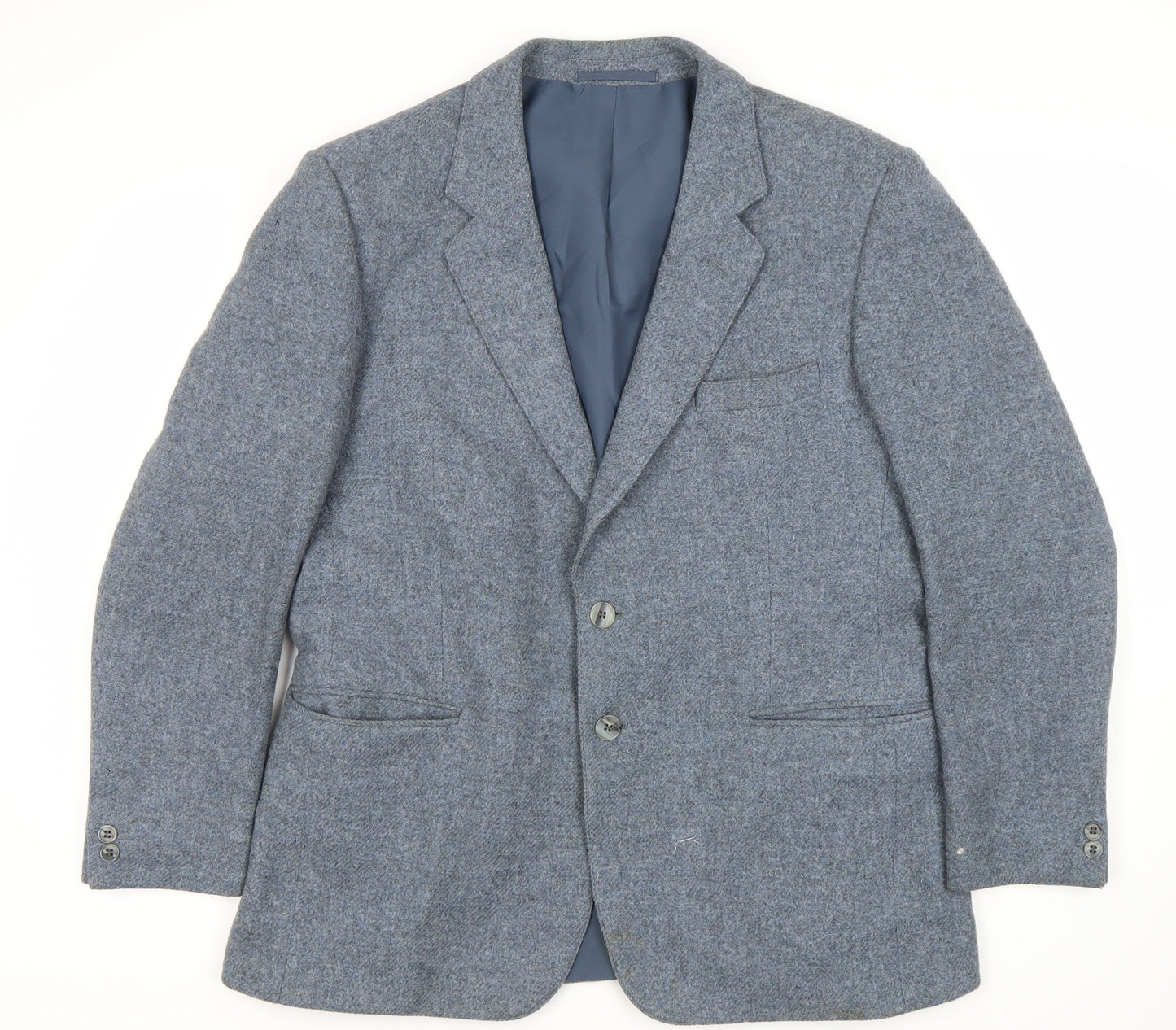 Marks and Spencer Men's Blue Wool Blazer, 42