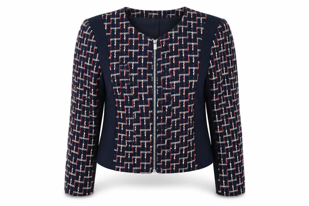 Womens UK Size 8 H&M Blue Basic Jacket