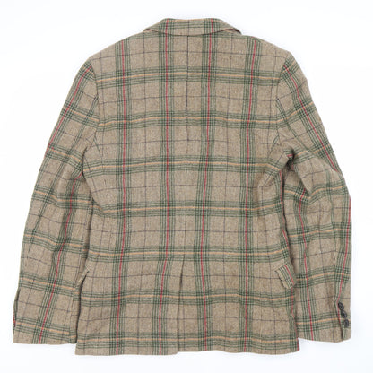Jack Wills Men's Multicoloured Plaid Slim Fit Blazer