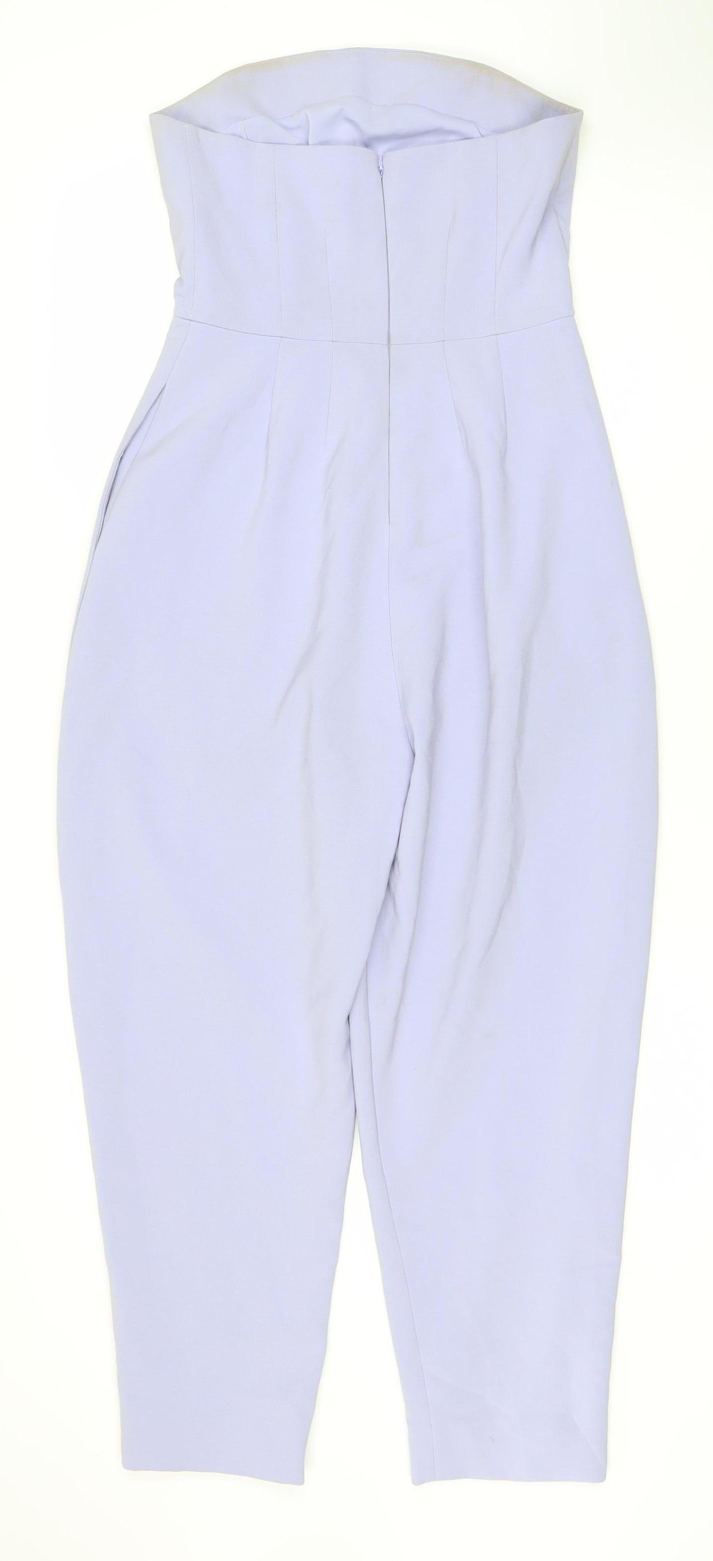 Whistles Women’s Blue Jumpsuit, Size 10, Elegant Formal Wear