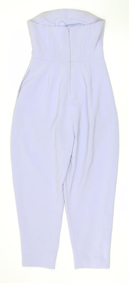 Whistles Women’s Blue Jumpsuit, Size 10, Elegant Formal Wear
