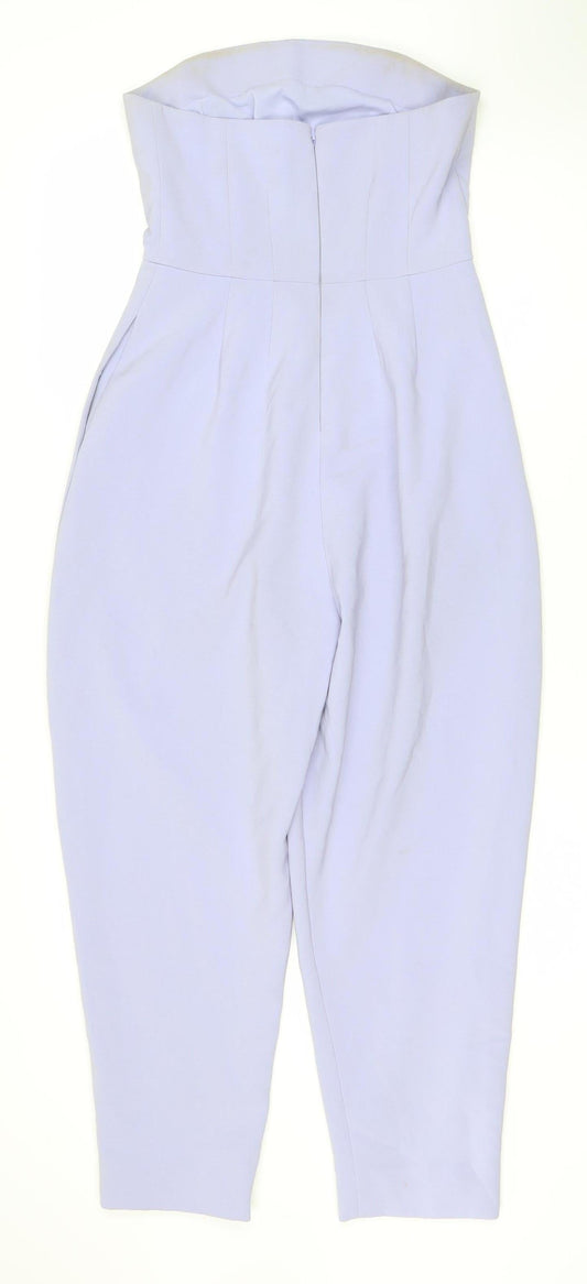 Whistles Women’s Blue Jumpsuit, Size 10, Elegant Formal Wear