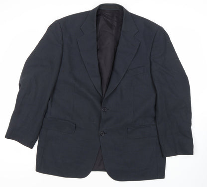 Marks & Spencer Men's Blue Suit Jacket, 42 Short, Business Attire