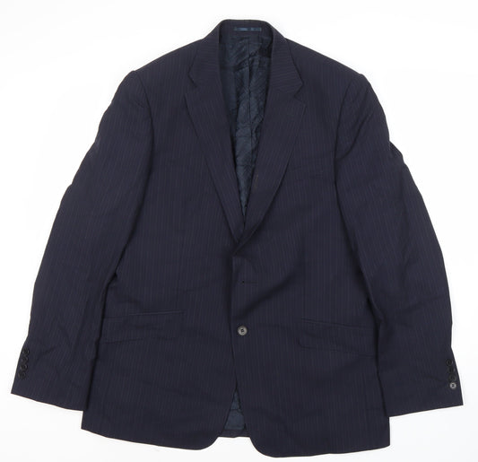 Mens UK Size 42 Jaeger Regular Blue Suit Jacket