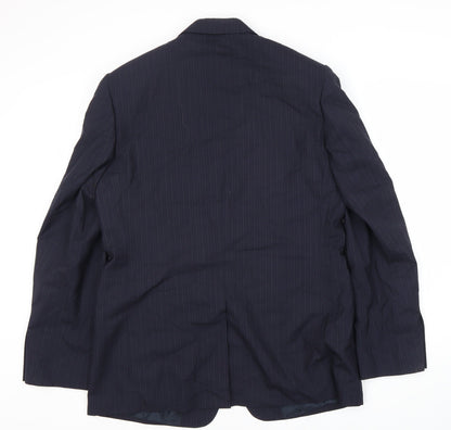 Mens UK Size 42 Jaeger Regular Blue Suit Jacket