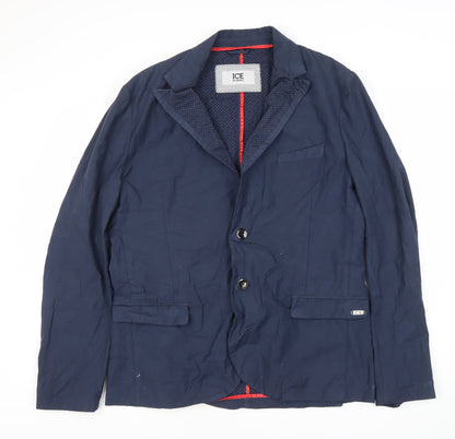 Iceberg Men Blue Blazer - Size UK 44, Casual Style