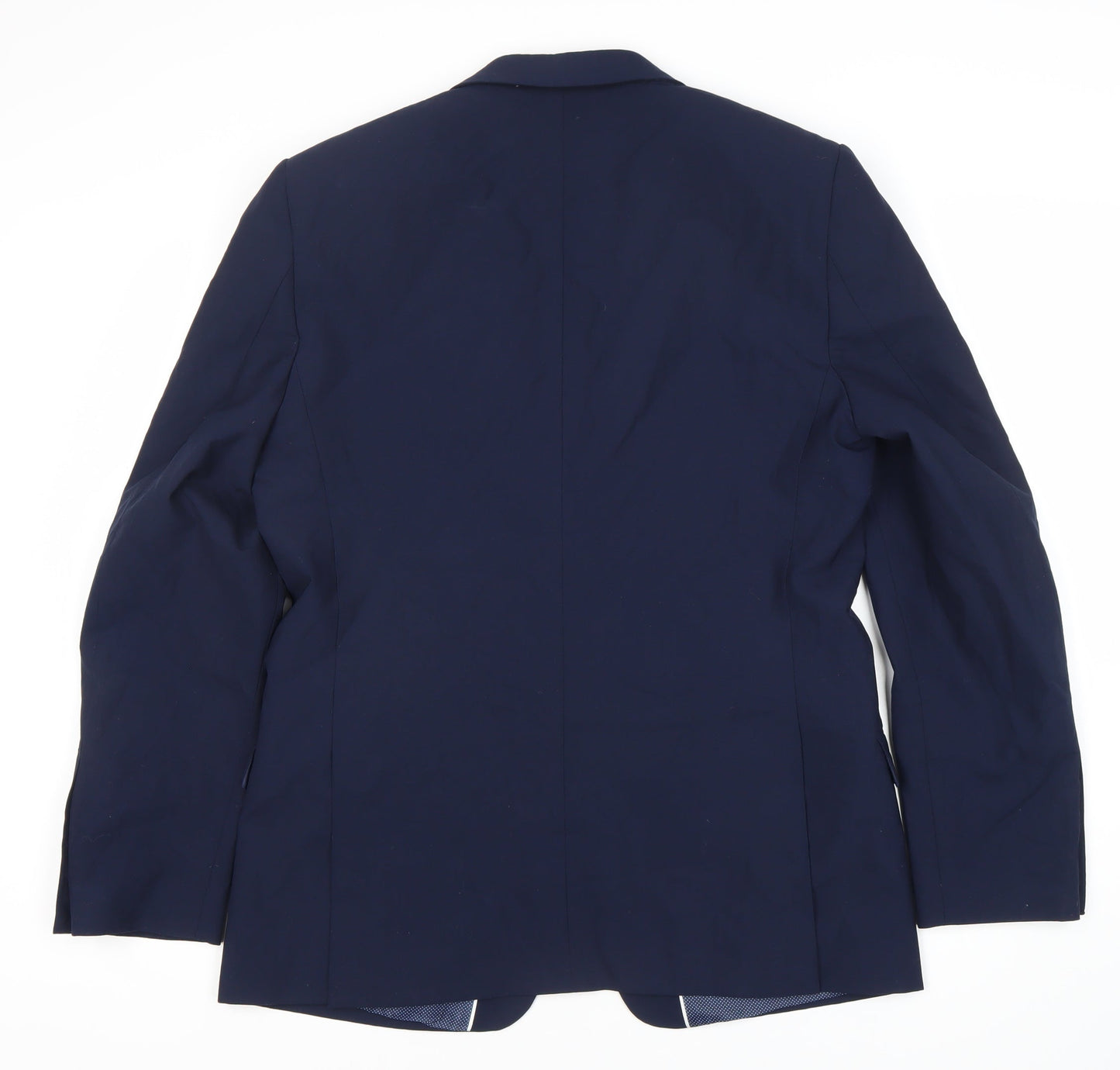 Mens UK Size 40 Marks and Spencer Regular Blue Suit Jacket
