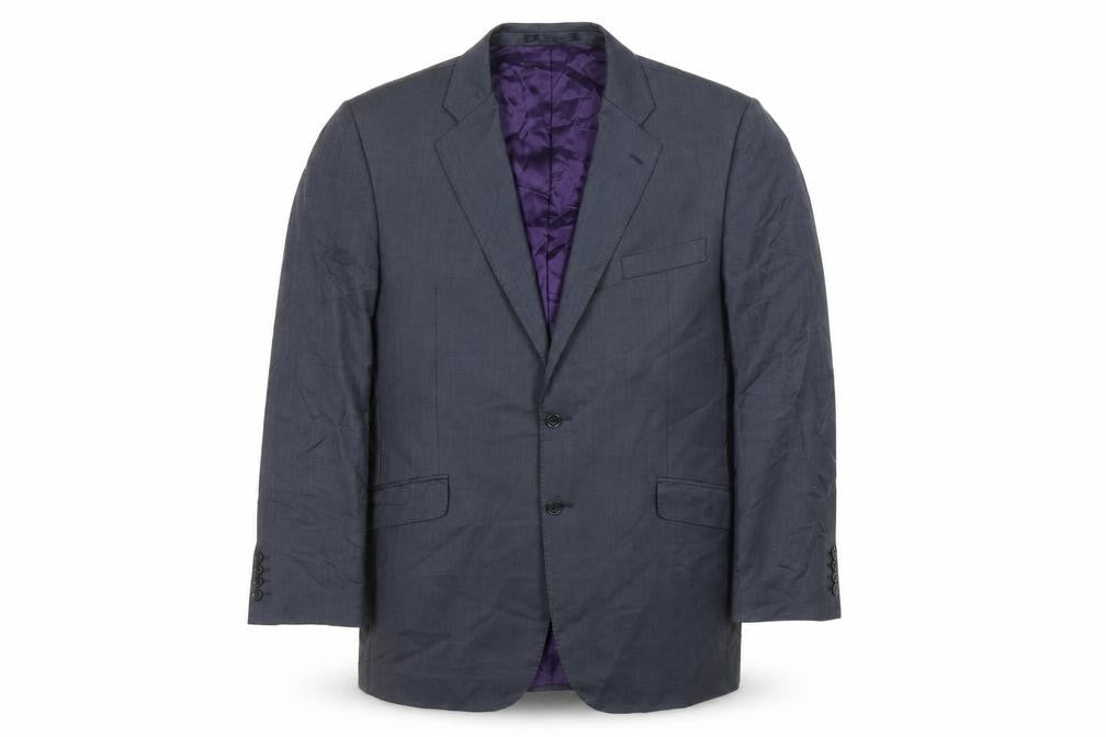 Mens UK Size 44 Angelico Regular Blue Suit Jacket