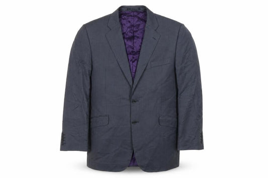Mens UK Size 44 Angelico Regular Blue Suit Jacket