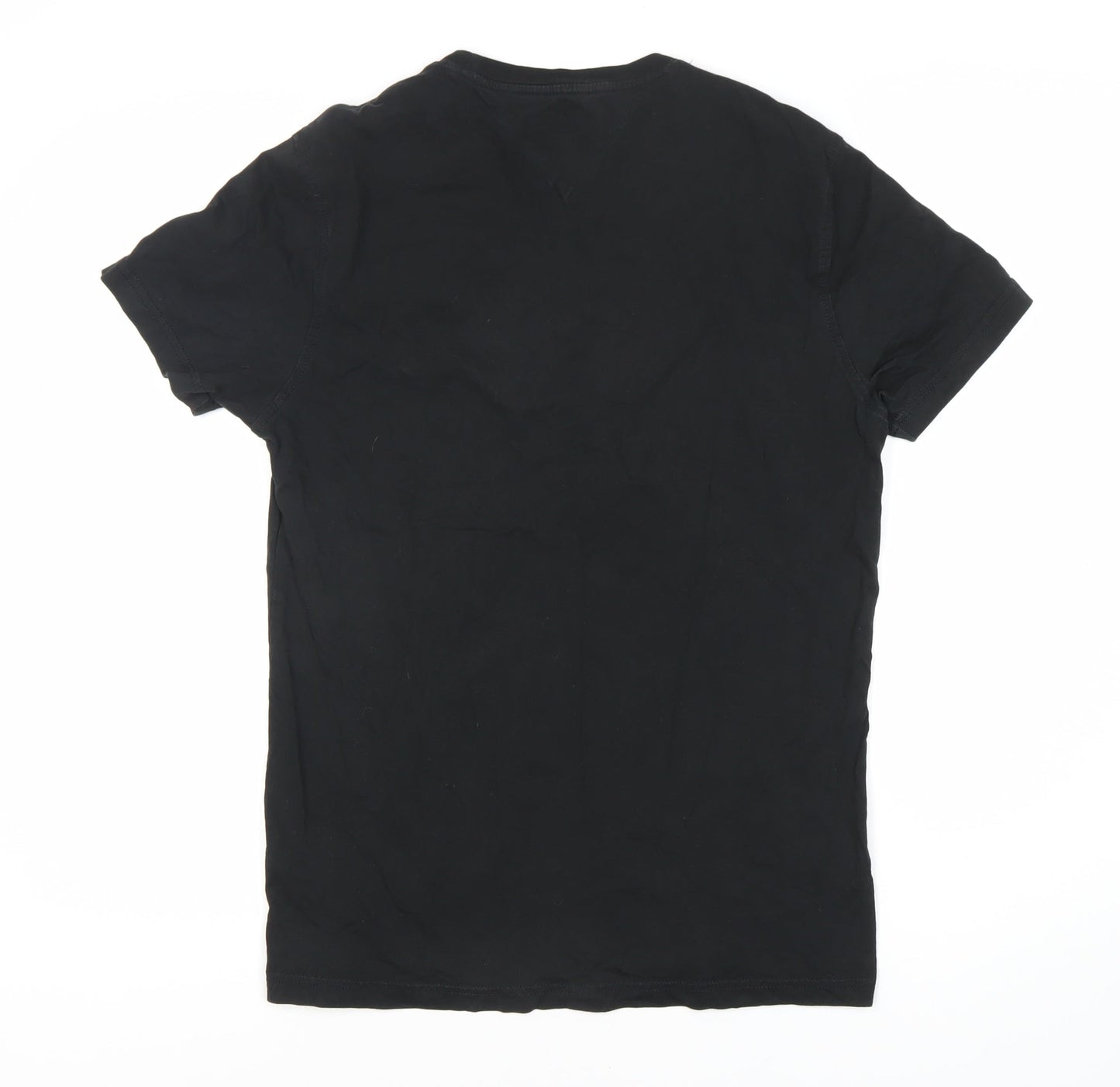 Tommy Jeans Men's Black Crew Neck T-Shirt - Size M