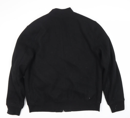 Mens UK Size L Marks and Spencer Black Basic Jacket