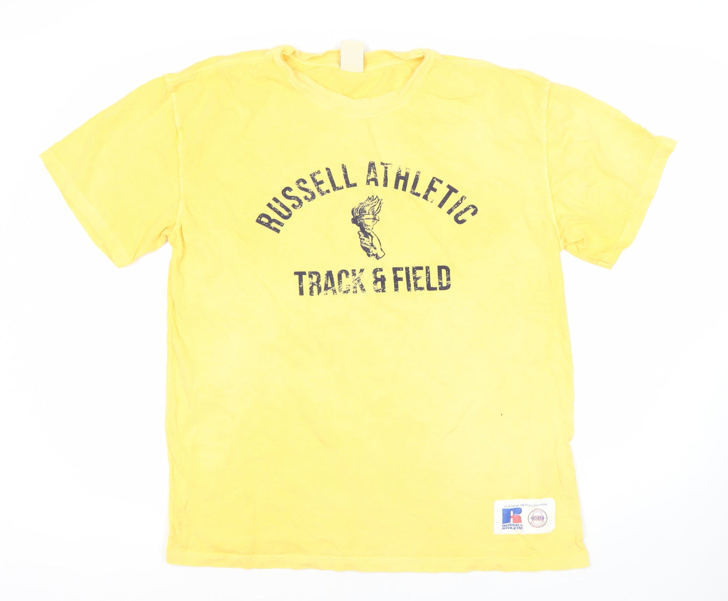Russell Athletic Men's Yellow M T-Shirt