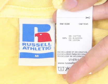 Russell Athletic Men's Yellow M T-Shirt