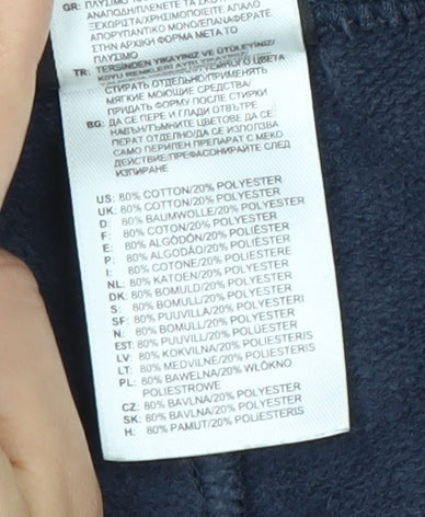 Adidas Men's Blue Track Pants L Gym Jogging