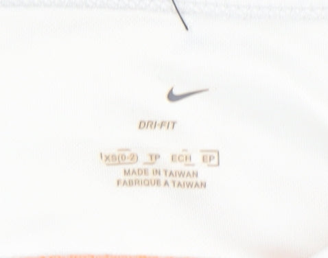 Nike Women's White XS Long Sleeve Pullover Active Top