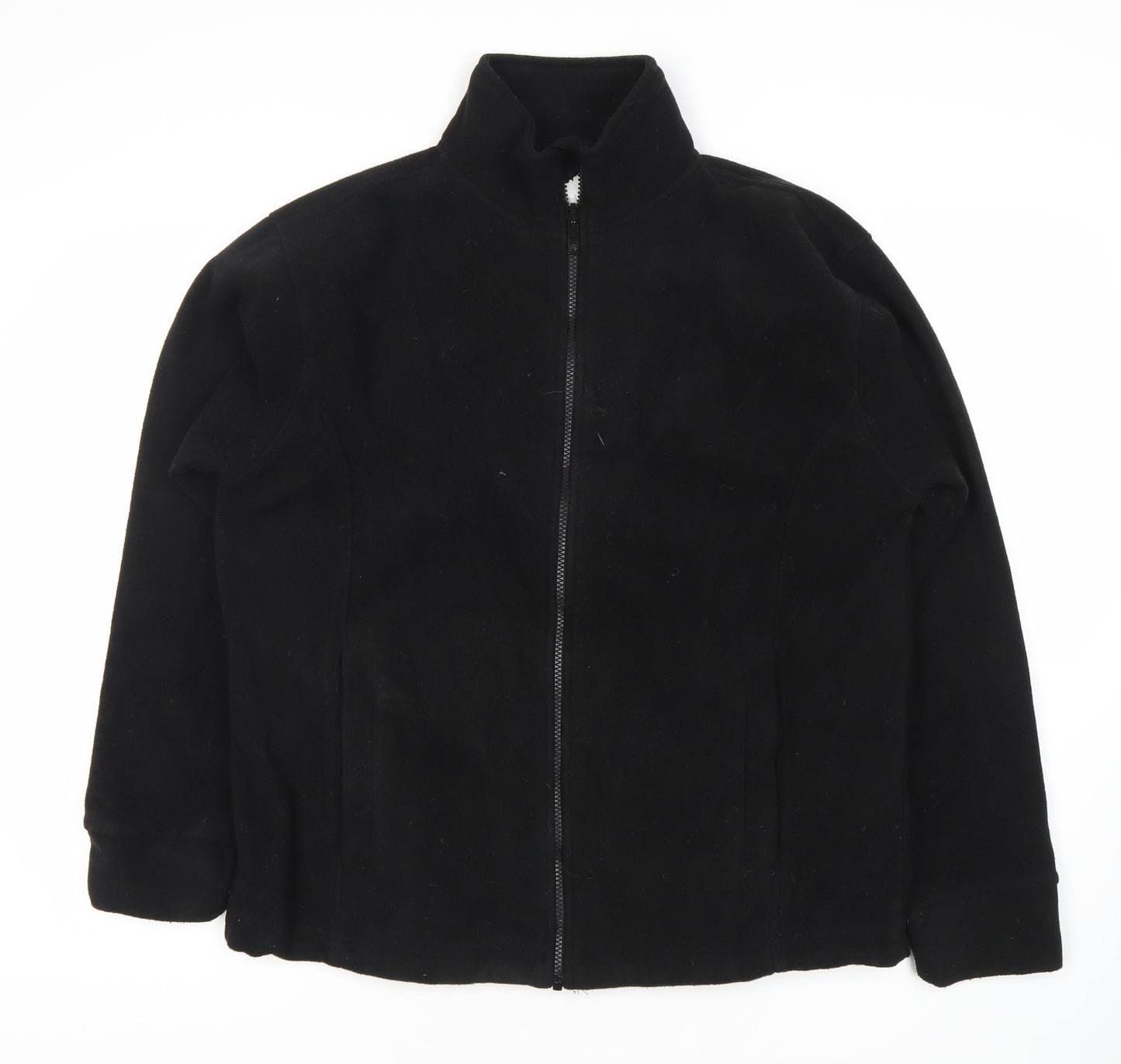 ØRN Men's Black Fleece Jacket, Size S, Casual