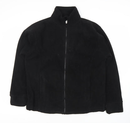 ØRN Men's Black Fleece Jacket, Size S, Casual