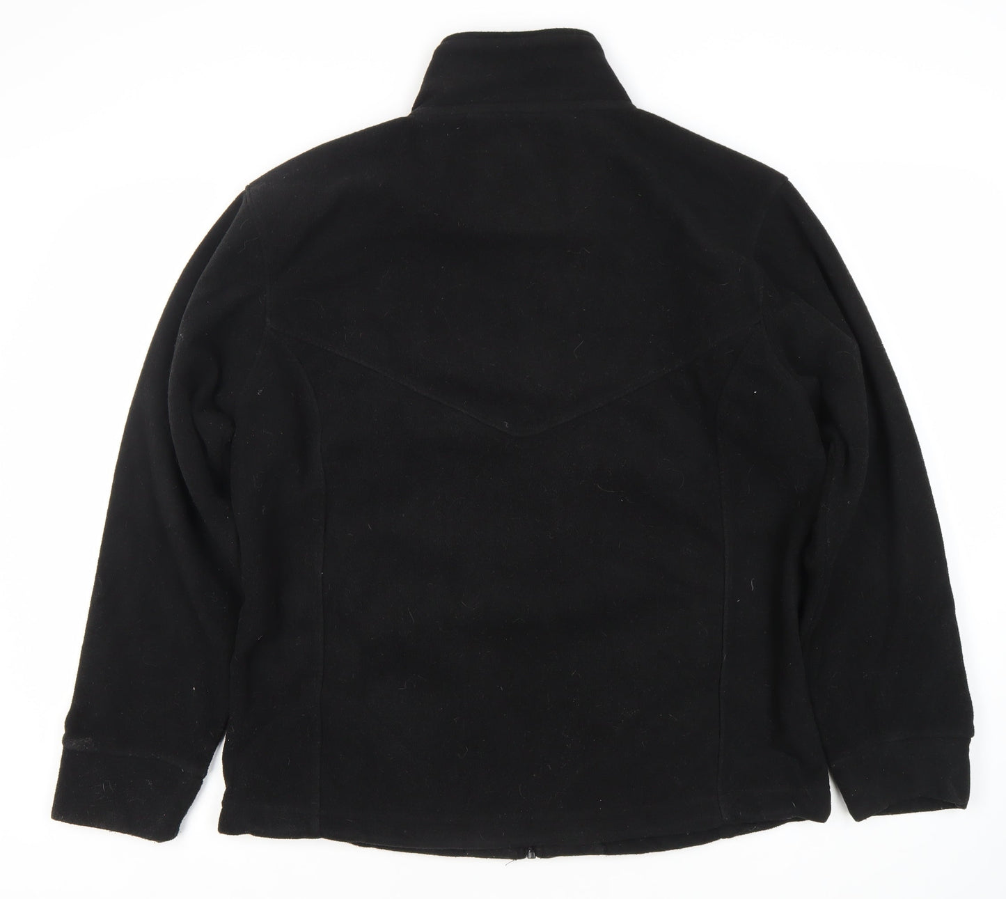 ØRN Men's Black Fleece Jacket, Size S, Casual