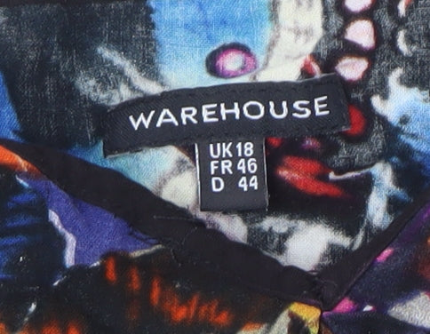 Womens UK Size 18 Warehouse Multicoloured Camisole Tank