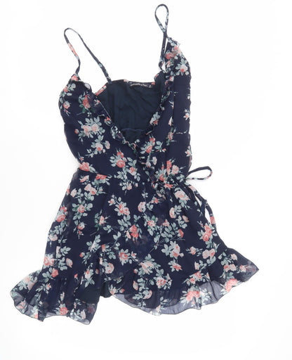 Abercrombie & Fitch Women's Floral Mini Wrap Dress S