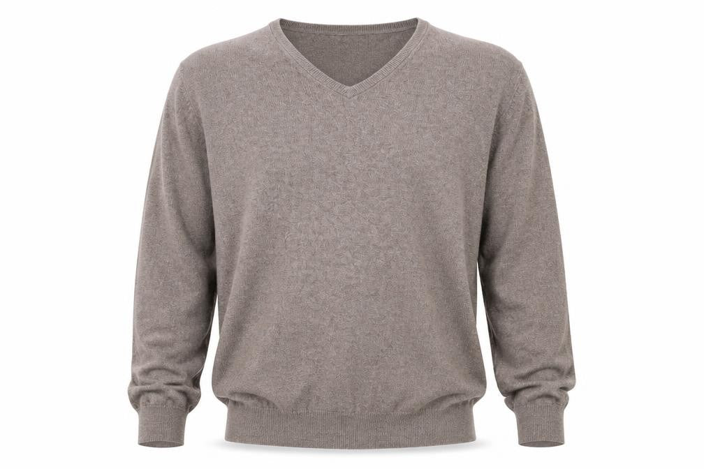 Mens UK Size XL Marks and Spencer Brown Pullover Jumper