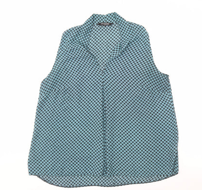 Womens UK Size 18 Debenhams Blue  Blouse