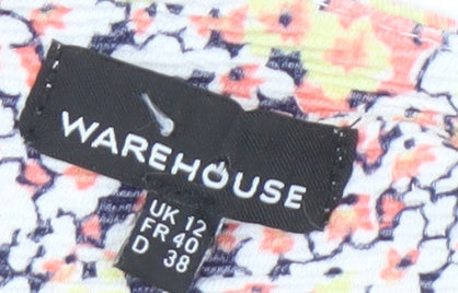 Womens UK Size 12 Warehouse Multicoloured  Blouse