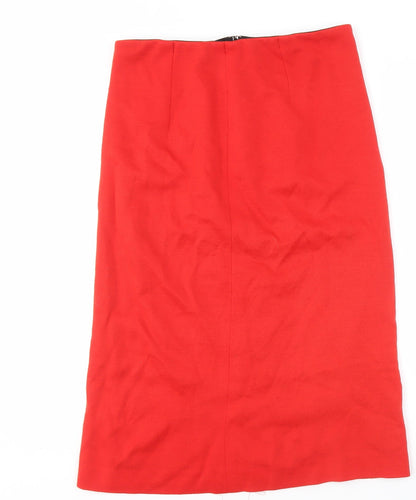 Ladies Pride Women's Red Midi Pencil Skirt, Size 14
