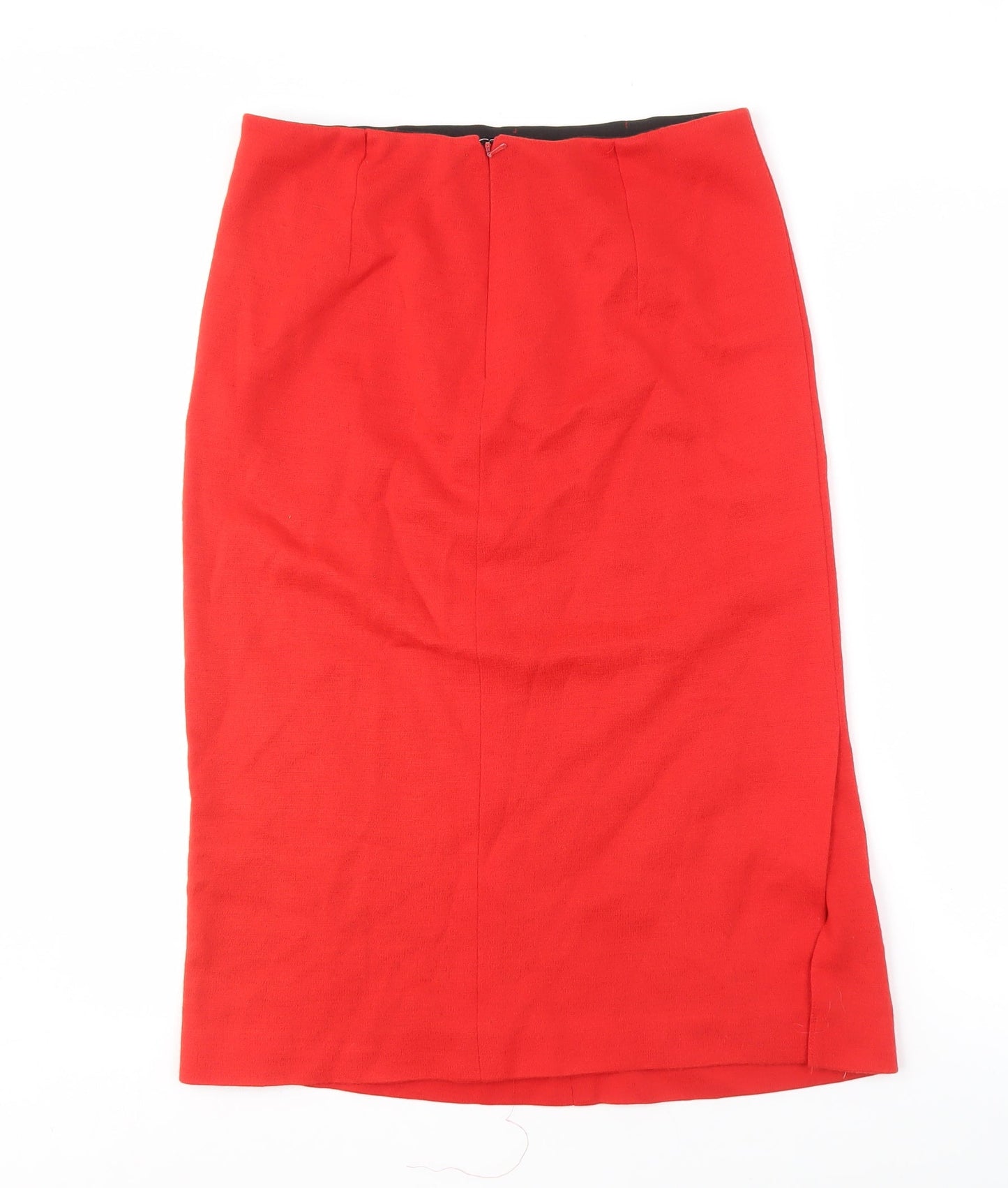 Ladies Pride Women's Red Midi Pencil Skirt, Size 14