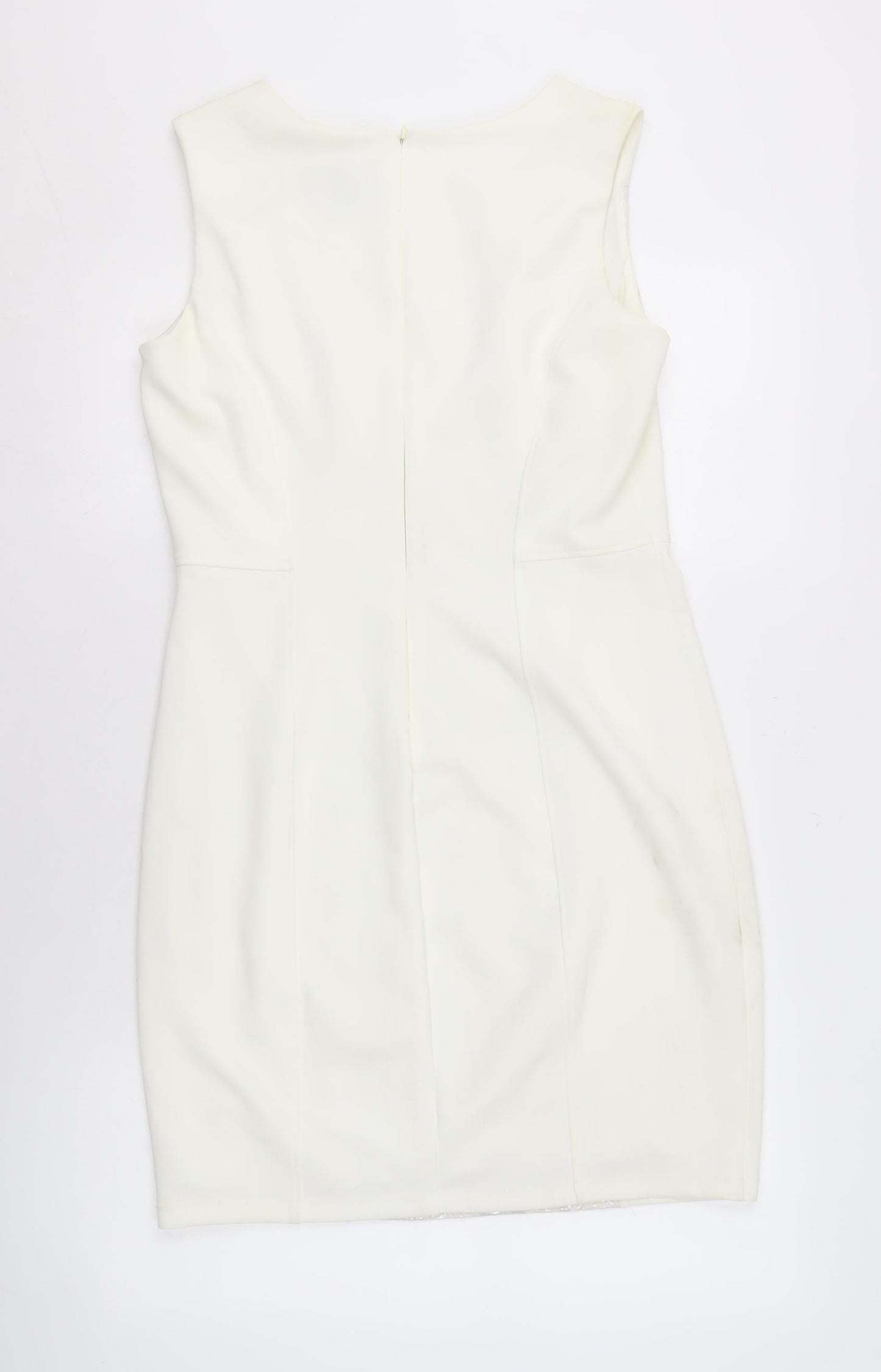 Cynthia Rowley Women's Ivory Sheath Dress Size 10