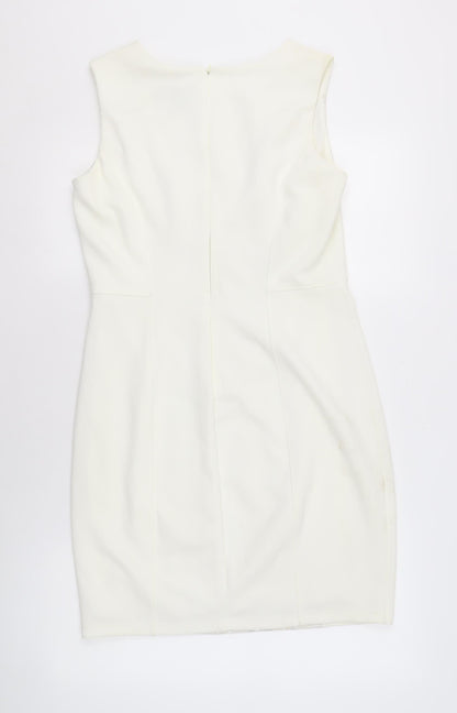Cynthia Rowley Women's Ivory Sheath Dress Size 10