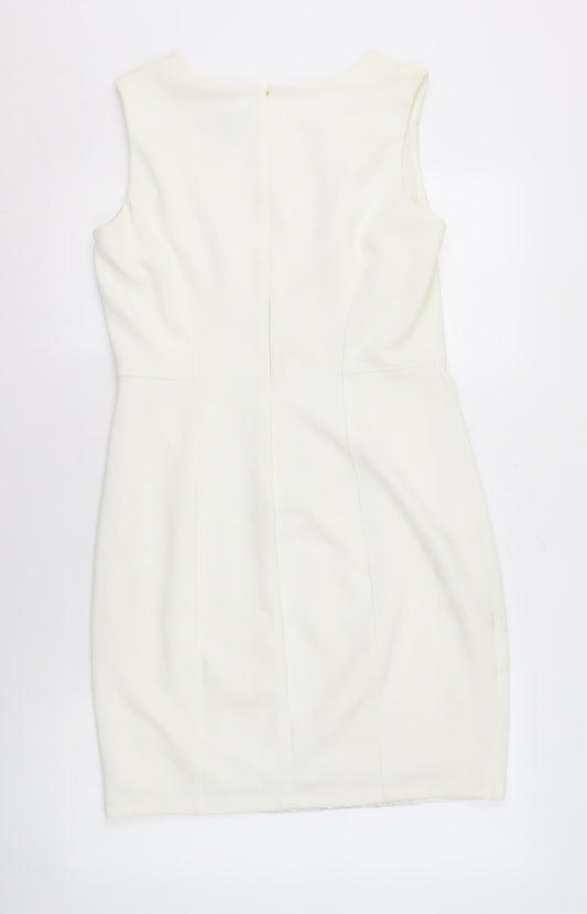 Cynthia Rowley Women's Ivory Sheath Dress Size 10