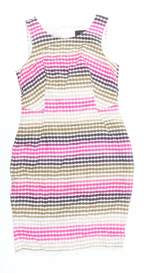 Next Women's Multicoloured Striped Dress Size 12